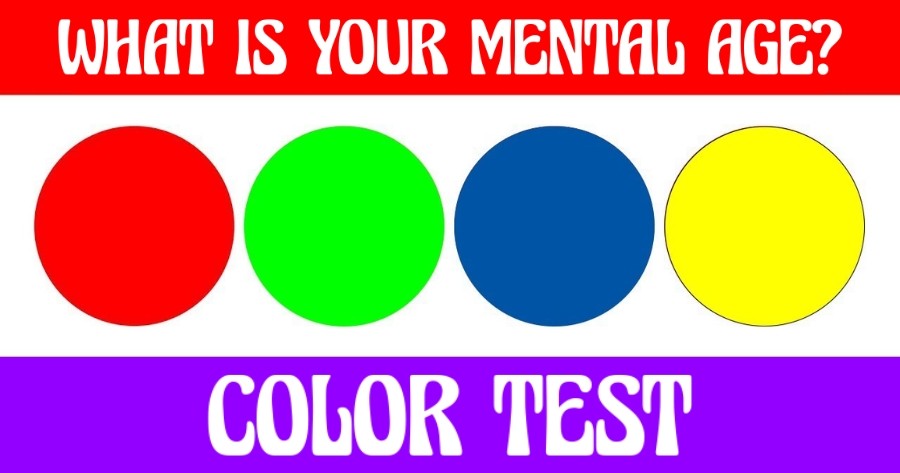 What's Your True Mental Age? This Color Test Reveals All.